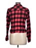 BDG 100% Cotton Plaid Red Long Sleeve Button-Down Shirt Size L - photo 2
