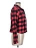 BDG 100% Cotton Plaid Red Long Sleeve Button-Down Shirt Size L - photo 4