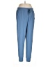 Libin Solid Blue Casual Pants Size L - photo 1