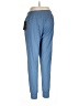 Libin Solid Blue Casual Pants Size L - photo 2