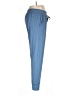 Libin Solid Blue Casual Pants Size L - photo 4