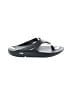 Oofos Gray Black Sandals Size 12 - photo 1