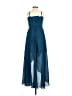 Unbranded 100% Polyester Teal Cocktail Dress Size 2 - photo 2