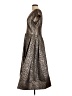 Carlisle 100% Polyester Metallic Brown Cocktail Dress Size 10 - photo 5