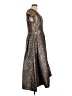 Carlisle 100% Polyester Metallic Brown Cocktail Dress Size 10 - photo 4
