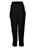 Unbranded Solid Black Track Pants Size S - photo 2
