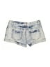 Target Print Blue Denim Shorts Size 3 - photo 2