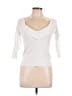 Say What? Ivory 3/4 Sleeve Top Size L - photo 1