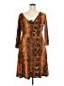 Metrostyle Animal Print Brown Cocktail Dress Size 18 - photo 2