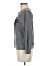 Rebecca Minkoff Floral Gray Pullover Sweater Size M - photo 5