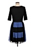 Max and Cleo 100% Polyester Color Block Black Cocktail Dress Size L - photo 2