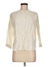 Uniqlo Ivory 3/4 Sleeve Button-Down Shirt Size M - photo 1