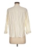 Uniqlo Ivory 3/4 Sleeve Button-Down Shirt Size M - photo 2