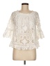 Assorted Brands Ivory 3/4 Sleeve Blouse Size M - photo 1