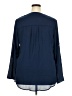 Roswear 100% Polyester Blue Long Sleeve Blouse Size XXL - photo 2