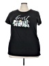 Torrid Hearts Black Short Sleeve T-Shirt Size 3X Plus (3) - photo 1