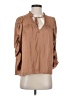 Express 100% Polyester Tan 3/4 Sleeve Blouse Size S - photo 1