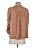 Express 100% Polyester Tan 3/4 Sleeve Blouse Size S - photo 2
