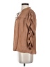 Express 100% Polyester Tan 3/4 Sleeve Blouse Size S - photo 5