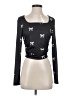 Shein Black Long Sleeve T-Shirt Size S - photo 1
