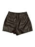 Charlotte Russe 100% Polyurethane Metallic Brown Shorts Size XS - photo 2