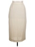 Unbranded 100% Polyester Solid Ivory Formal Skirt Size 14 (petite) - photo 1