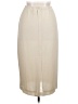 Unbranded 100% Polyester Solid Ivory Formal Skirt Size 14 (petite) - photo 2