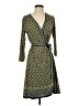 Max Studio Print Green Casual Dress Size S - photo 1
