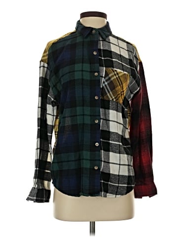 Just Polly Long Sleeve Blouse (view 1)