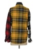 Just Polly Plaid Green Long Sleeve Blouse Size S - photo 2