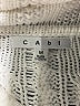 CAbi 100% Cotton Ivory Cardigan Size M - photo 7