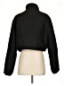 PrettyLittleThing 100% Polyester Solid Black Jacket Size 4 - photo 2