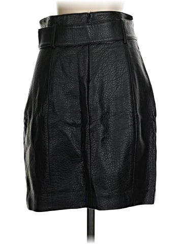 MICHAEL Michael Kors Faux Leather Skirt (view 2)