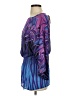 Bob Mackie 100% Polyester Purple 3/4 Sleeve Blouse Size XXS - photo 5