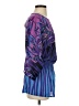 Bob Mackie 100% Polyester Purple 3/4 Sleeve Blouse Size XXS - photo 4