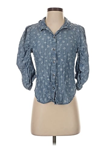 Splendid 3/4 Sleeve Button-Down Shirt (view 1)