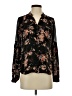 Madison Marcus 100% Silk Black Long Sleeve Polo Size XS - photo 1