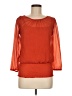 By & By 100% Polyester Orange 3/4 Sleeve Blouse Size M - photo 1