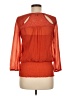 By & By 100% Polyester Orange 3/4 Sleeve Blouse Size M - photo 2