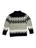 Crewcuts Chevron-herringbone Black Pullover Sweater Size 6 - 7 - photo 2