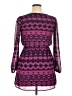 Unbranded 100% Polyester Hearts Purple Casual Dress Size L - photo 2