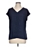 Fortune + Ivy 100% Polyester Blue Short Sleeve Top Size L - photo 1