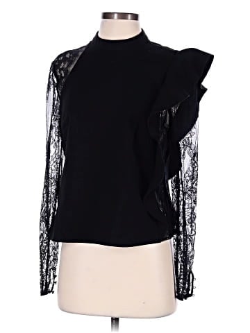 Self-Portrait Long Sleeve Top (view 1)
