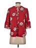 Urban Romantics Red 3/4 Sleeve Blouse Size S - photo 2