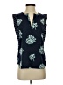 J.Crew 100% Polyester Blue Sleeveless T-Shirt Size 00 - photo 1