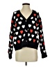 Serra Hearts Black Cardigan Size S - photo 1