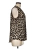 Vince Camuto 100% Polyester Animal Print Brown Sleeveless Blouse Size M - photo 4