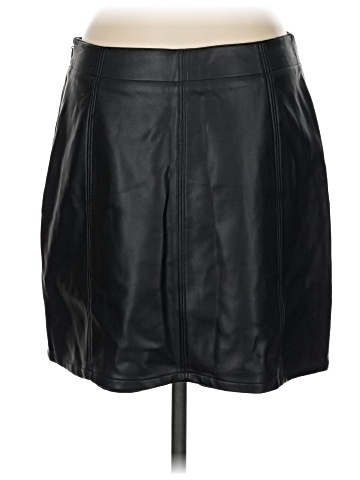 French Connection Faux Leather Skirt (view 2)