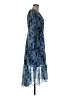 Joie 100% Polyester Paisley Blue Cocktail Dress Size M - photo 4