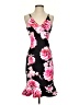 Quiz Floral Black Cocktail Dress Size EU 36 / US 6 - photo 1